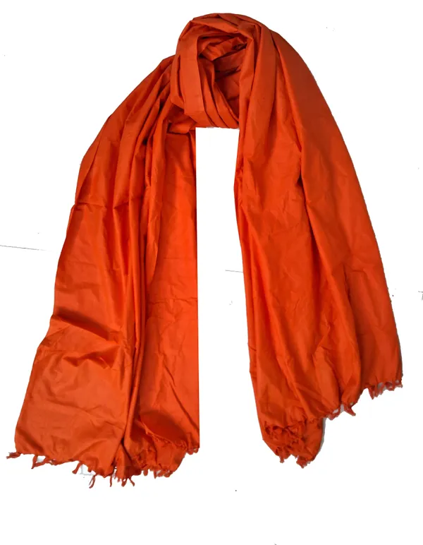 Orange_colour_Cotton_Uttario_Angavastra_For_Reception_Purpose