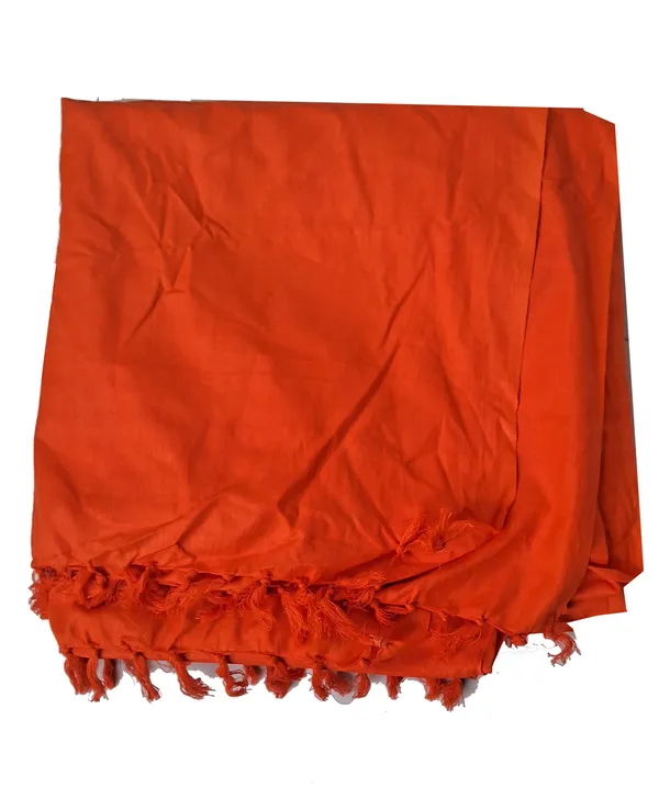 Orange_colour_Cotton_Uttario_Angavastra_For_Reception_Purpose