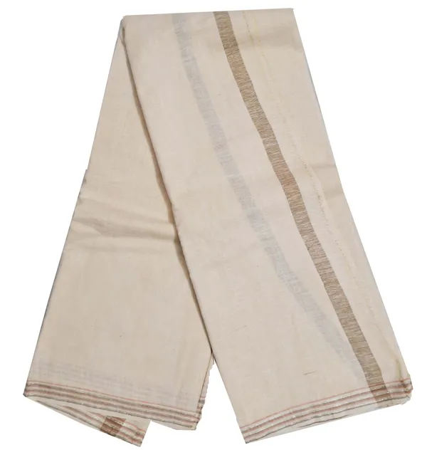 MATKA_BLEND_COTTON_Dhoti_&_Chaddar_or_Khes_for_Religious_purpose__,_DHOTI_4_METER_&_CHADDAR_3_METER_WIDTH_40_INCHES
