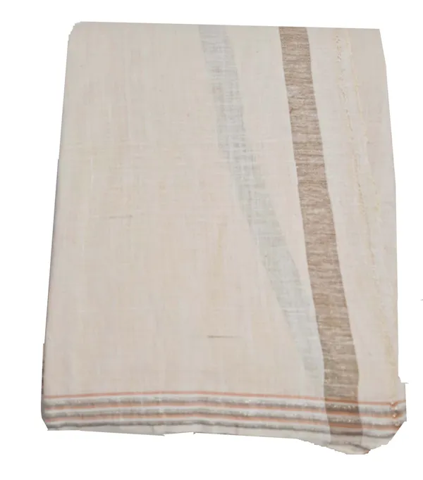 MATKA_BLEND_COTTON_Dhoti_&_Chaddar_or_Khes_for_Religious_purpose__,_DHOTI_4_METER_&_CHADDAR_3_METER_WIDTH_40_INCHES