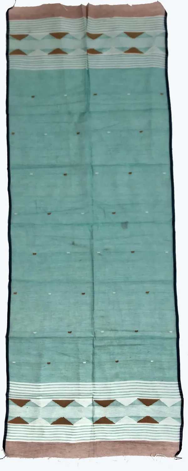 Mint_Green_Cotton_Scarf_|_Jamdani_Handloom_|_Length_1.5_Meter_Width_0.5_Meter