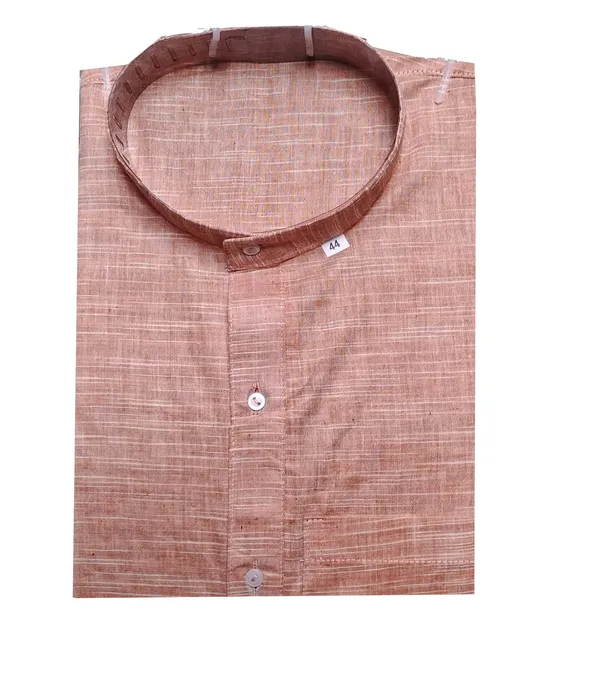 MAT_COLOUR_PURE_COTTON_FULL_SLEEVE_JHARNA_DESIGN_PUNJABI_KURTA_FOR_MEN