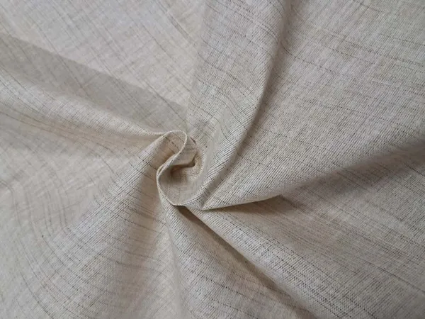 Beige_Pure_Cotton_Men'S_Kurta_Shirts_Women'S_Kurti_Dress_Material
