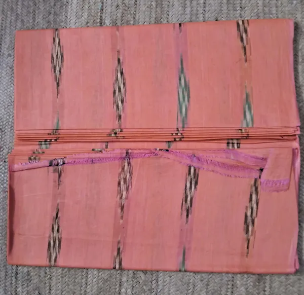 Peach_Pink_Cotton_Fabric_For_Men's_Kurta_Shirts_&_Women's_Kurti_|_Katki_Design