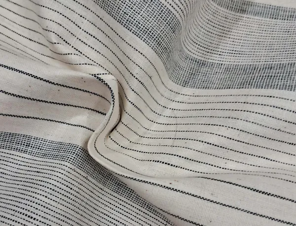 PRUSSIAN_BLUE_COLOUR_Pure_Cotton_Stripes_Handloom__Men'S_Kurta_Shirts__Dress_Material