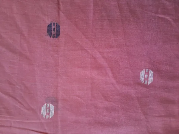 RED_COLOUR__Pure_Cotton_JAMDANI_FOR_Men's_Kurta,_Shirts_,Women_dress_material_&_others