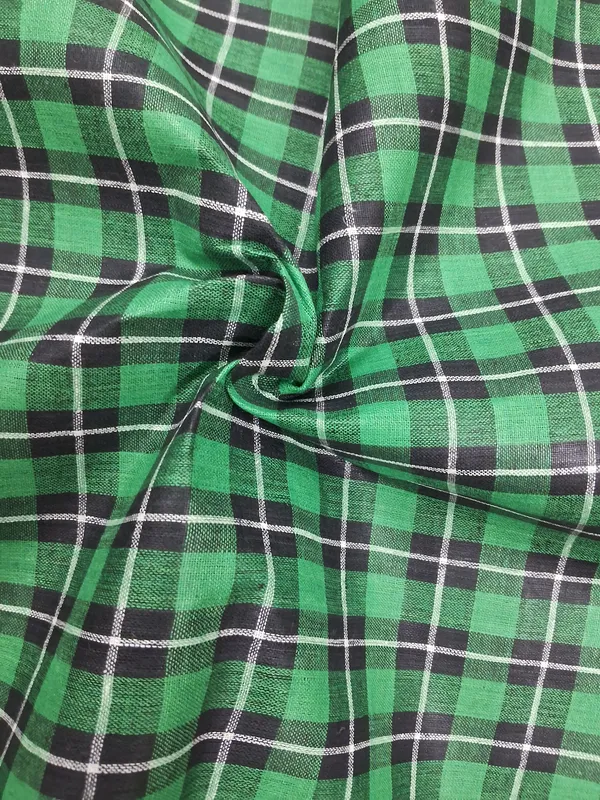 GREEN_Pure_Cotton_Men's_Kurta_Shirts_Women's_Kurti_And_Other_Dress_Material