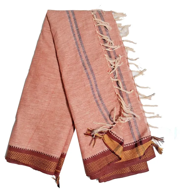 Red_colour_Cotton_Uttario_Angavastra_For_Reception_Purpose