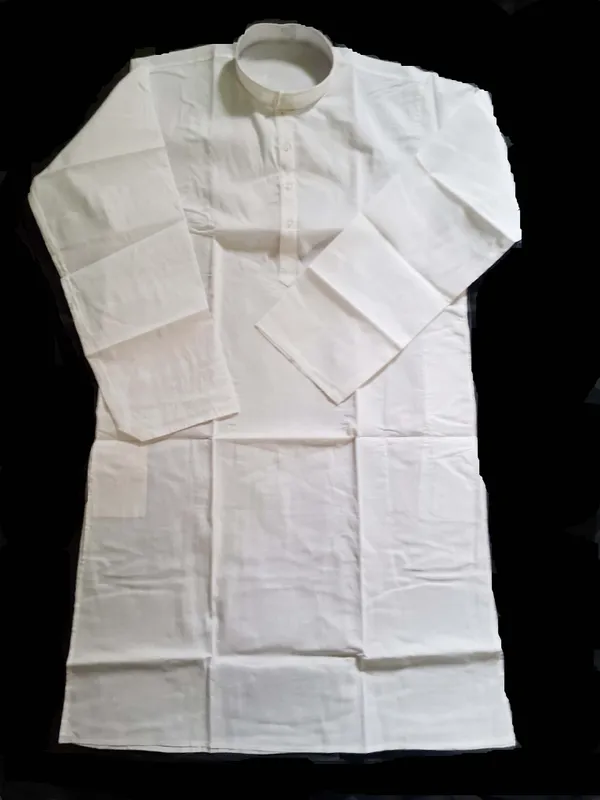 WHITE_PURE_COTTON_FULL_SLEEVE_PUNJABI_KURTA_FOR_MEN