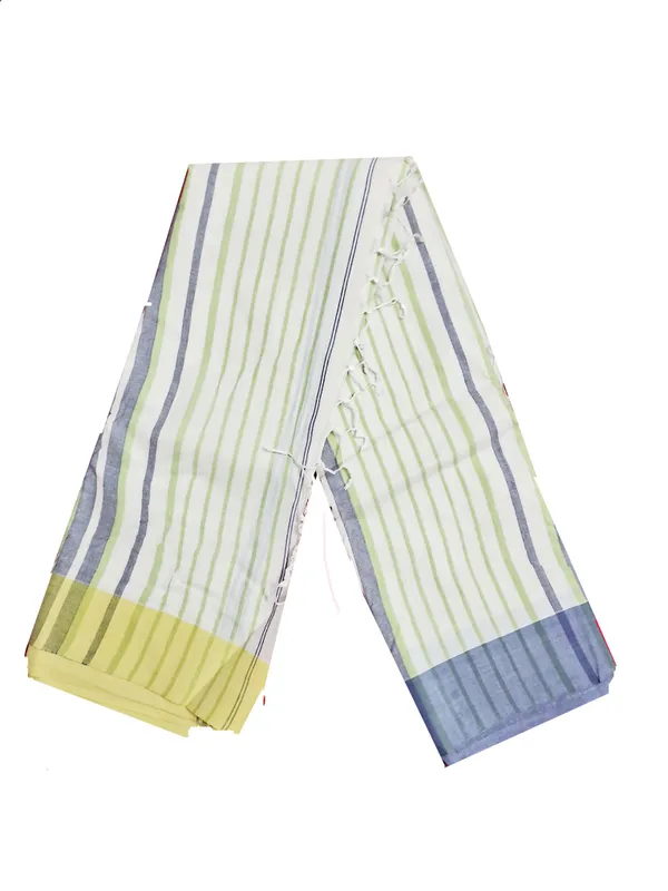 WHITE_PURE_COTTON_HANDLOOM_SAREE_WITH_BLOUSE_PIECE