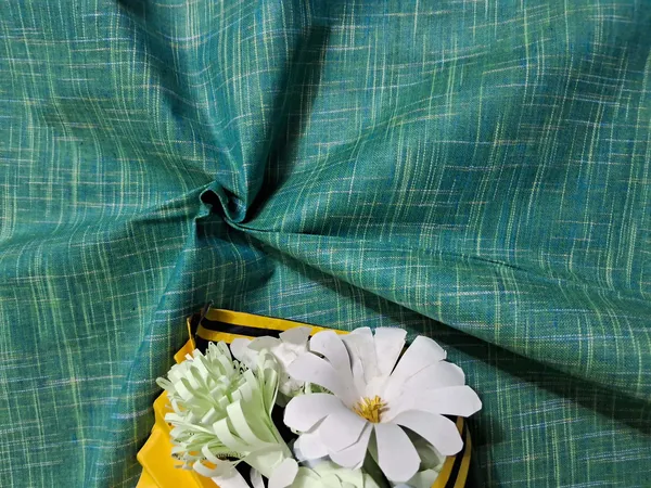 36_INCHES_WIDTH_GREEN_COLOUR_Pure_Cotton_Men's_Kurta_Shirts_&_Women's_Kurti_And_Other_Dress_Material