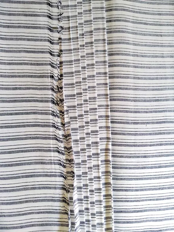 black_&_white_Pure_Cotton_Men's_Kurta_Shirts_And_Other_Dress_Material