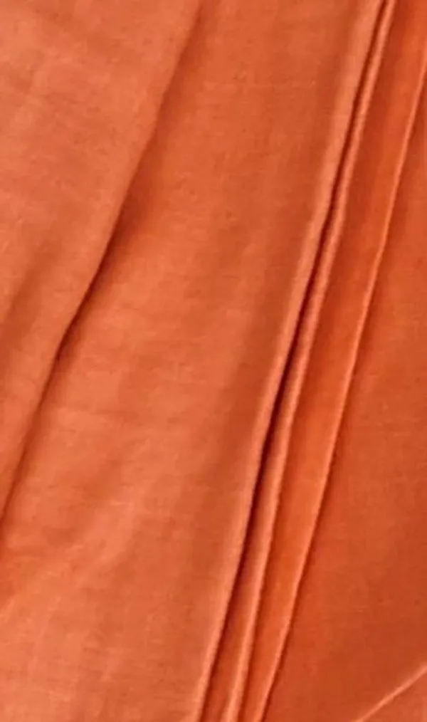 Orange_Pure_Cotton_Men's_Kurta_Shirts_&_Women's_Kurti_Borkha_And_Other_Dress_Material