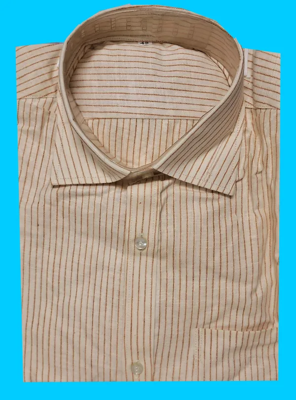 Beige_Cotton_Shirt_For_Men_|_Full_Sleeve_&_Half_Sleeve