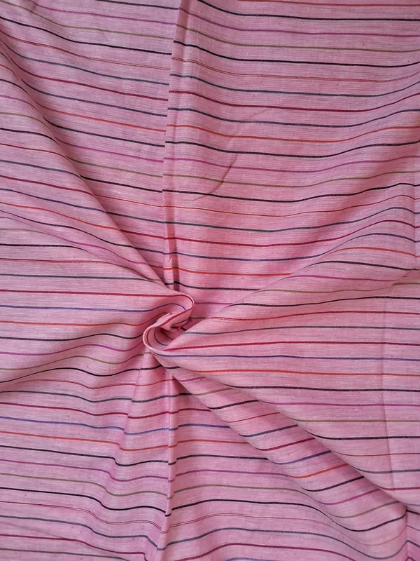 pink_colour_Pure_Cotton_stripes_Men'S_Kurta_Shirts__Dress_Material