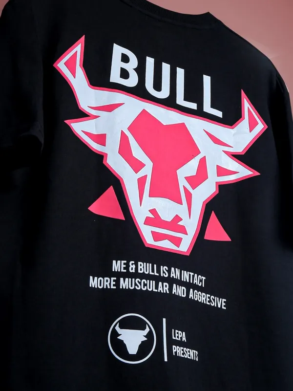 THE_BULL_Premium_Unisex_Oversized_Street_Style_Boxyfit_Terry_Cotton_T-Shirt
