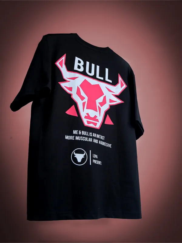 THE_BULL_Premium_Unisex_Oversized_Street_Style_Boxyfit_Terry_Cotton_T-Shirt