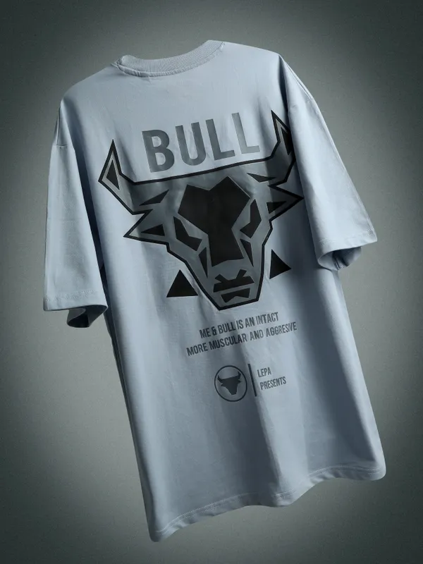 THE_BULL_Premium_Unisex_Oversized_Street_Style_Boxyfit_Terry_Cotton_T-Shirt