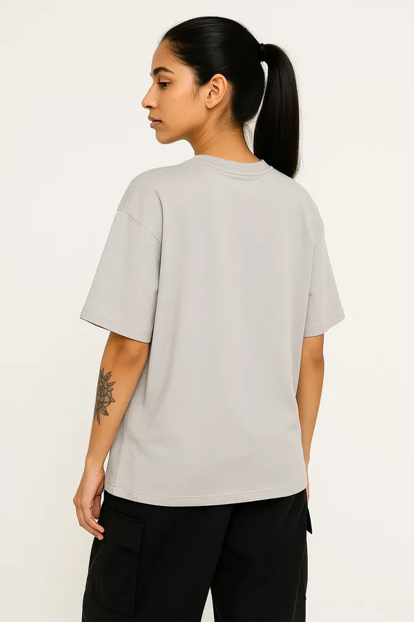 Unisex_GSM_240_Grey__Tensel_Viscose_Round_Neck_Light_Weight_Drop-Shoulder_Sleeves_Oversized_T-Shirt