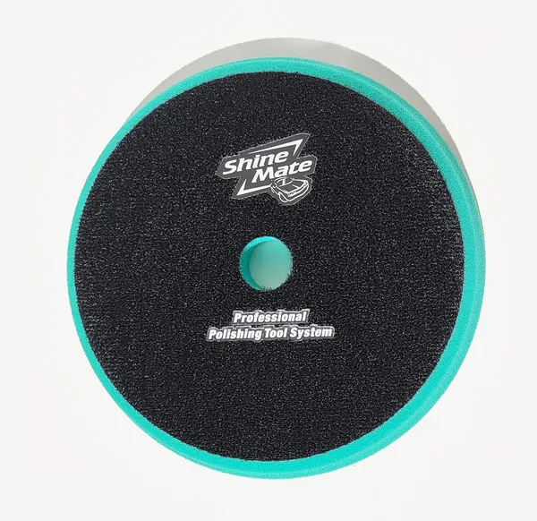Shine_Mate_Polishing_Foam_Pad_7"_Fit_To_6"_Backing_Plate_(Green/Flat)(150X25Mm)_-_1_Nos