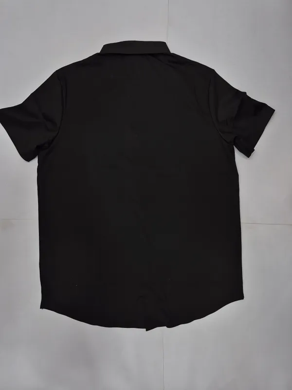 BLack_Stichless_Imported_Vinail_Print_Half_Sleeve_Shirt_for_Men