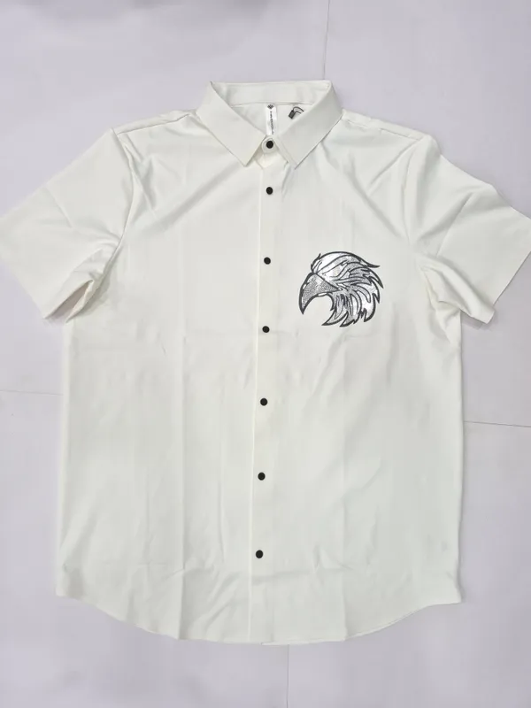 White_Stichless_Imported_Vinail_Print_Half_Sleeve_Shirt_for_Men