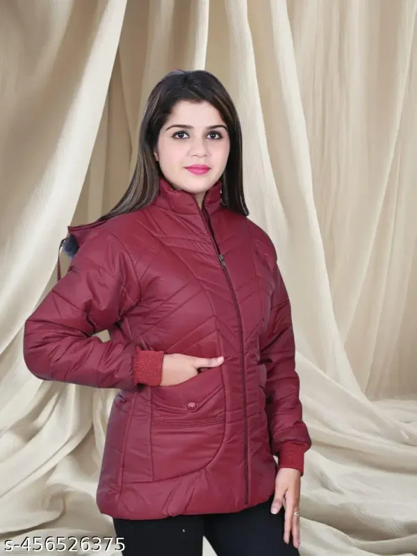 Maroon_Polyester_Winter_Jacket_For_Women