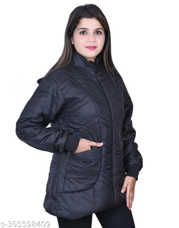 Black_Polyester_Winter_Jacket_For_Women
