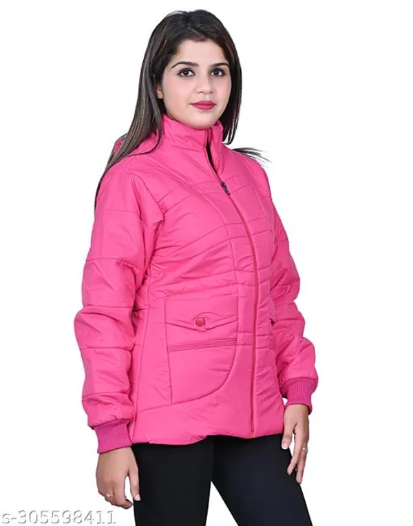 Pink_Polyester_Winter_Jacket_For_Women