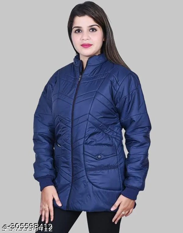 Blue_Polyester_Puffer_Jacket_For_Women