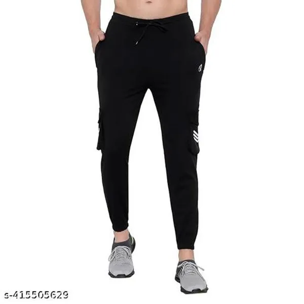 Black_Lycra_Blend_Track_Pants_For_Men