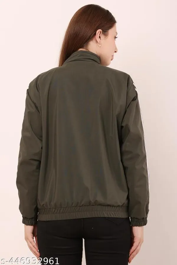 Brown_Polyester_Windcheater_Jacket_For_Women