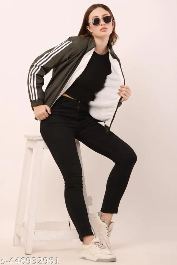 Brown_Polyester_Windcheater_Jacket_For_Women