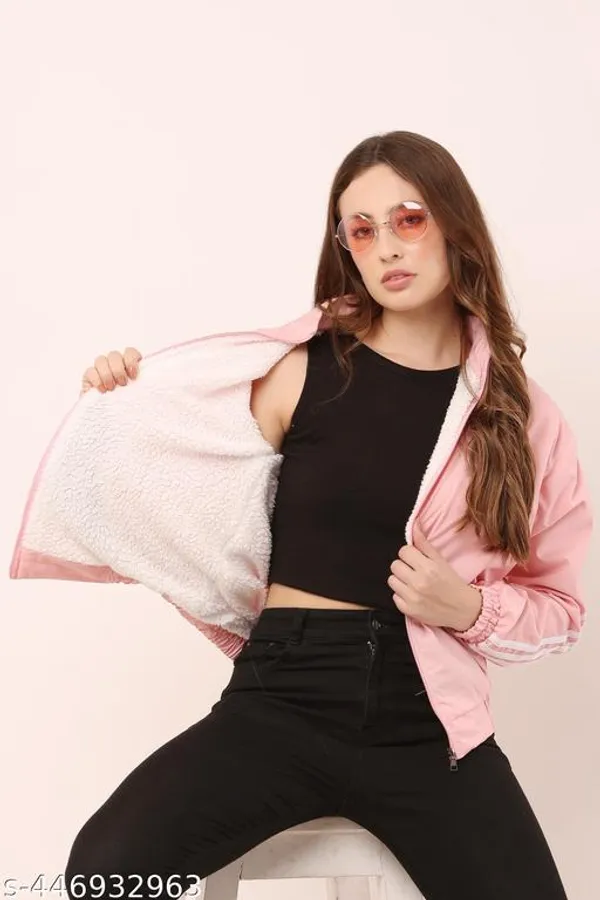 Pink_Polyester_Windcheater_Jacket_For_Women