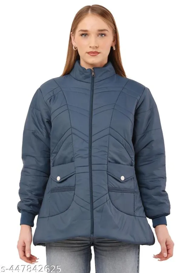 Grey_Polyester_Winter_Jacket_For_Women