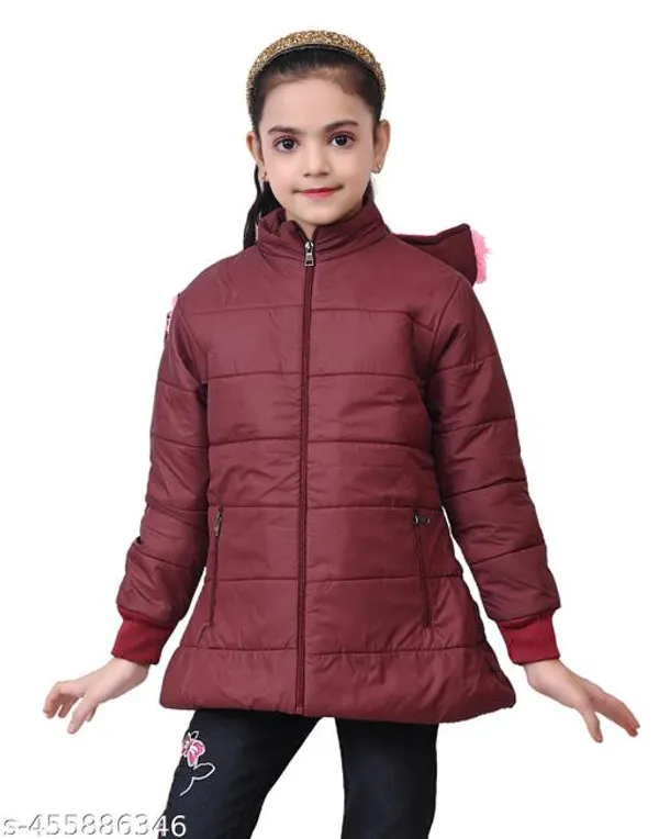 Maroon_Polyester_Winter_Jacket_For_Girl