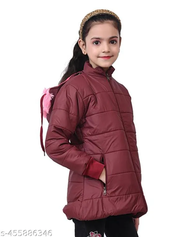 Maroon_Polyester_Winter_Jacket_For_Girl