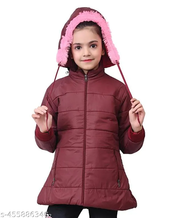 Maroon_Polyester_Winter_Jacket_For_Girl