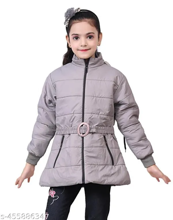 Grey_Polyester_Winter_Jacket_For_Girl