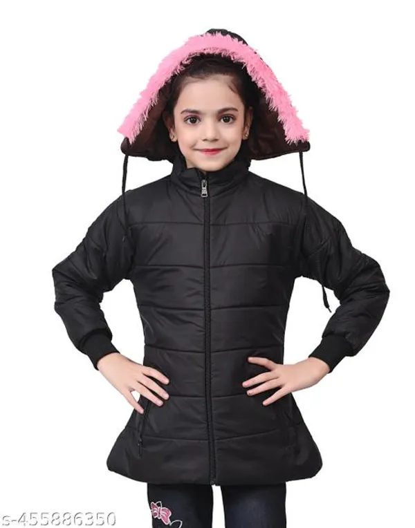 Black_Polyester_Winter_Jacket_For_Girl