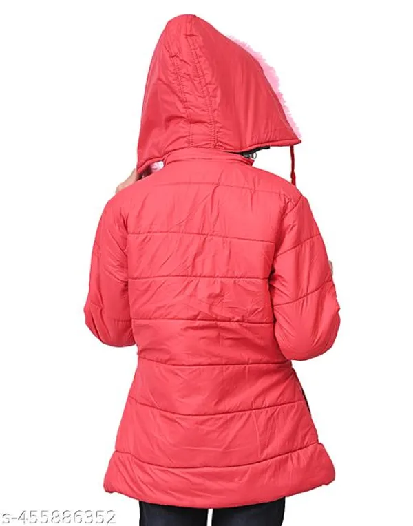 Red_Polyester_Winter_Jacket_For_Girl