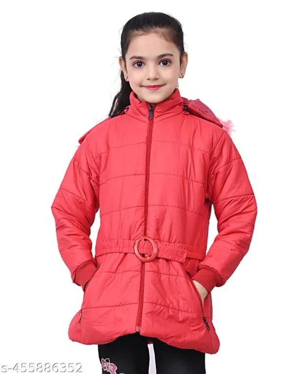 Red_Polyester_Winter_Jacket_For_Girl