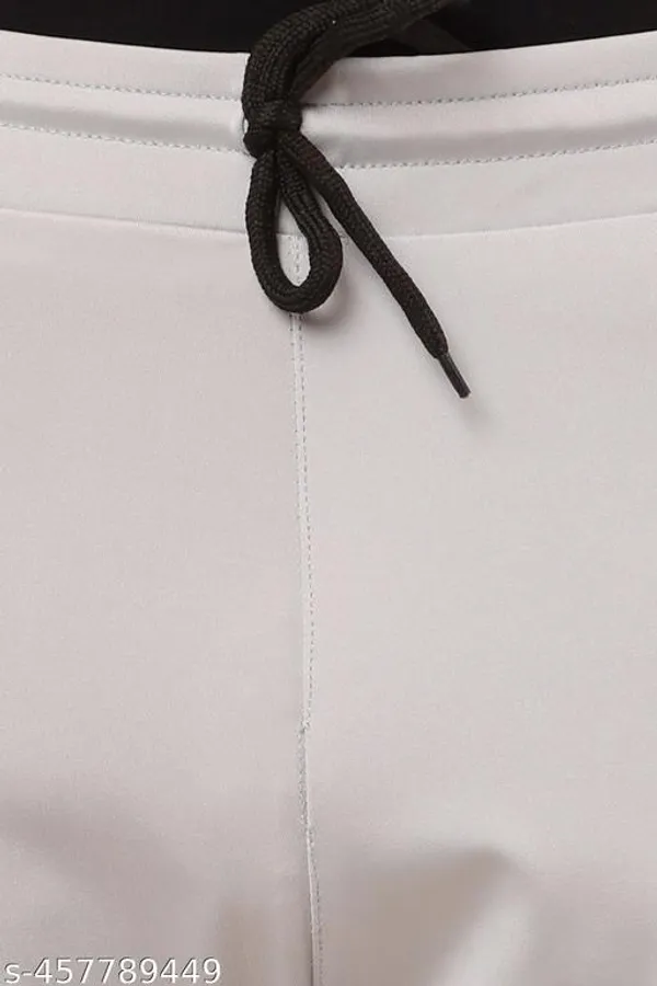 Light_Grey_Lycra_Blend_Track_Pants_For_Men