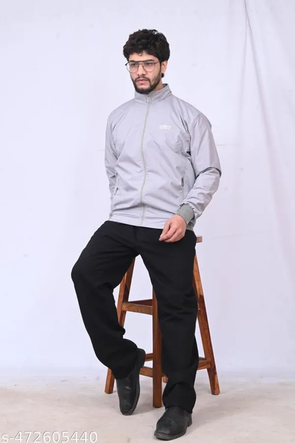 Grey_Polyester_Windcheater_Jacket_For_Men