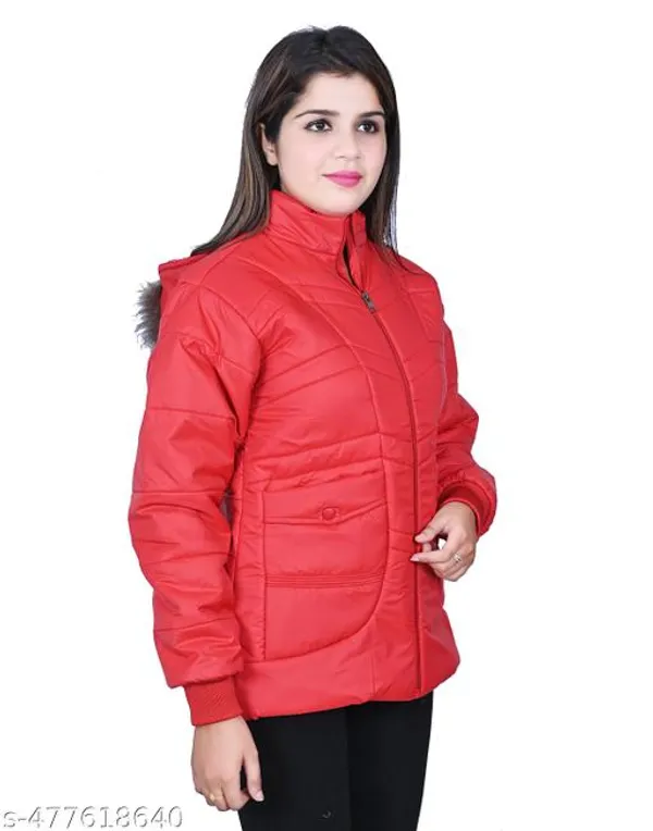 Red_Polyester_Winter_Jacket_For_Women
