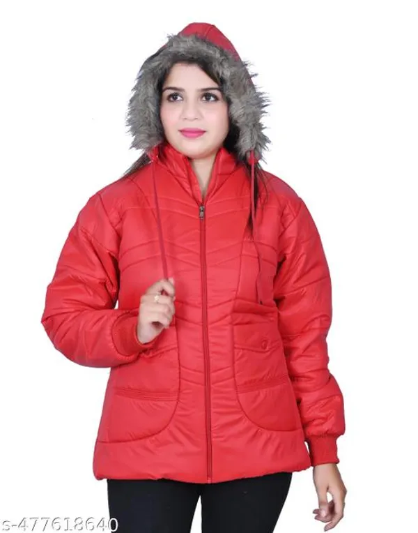 Red_Polyester_Winter_Jacket_For_Women