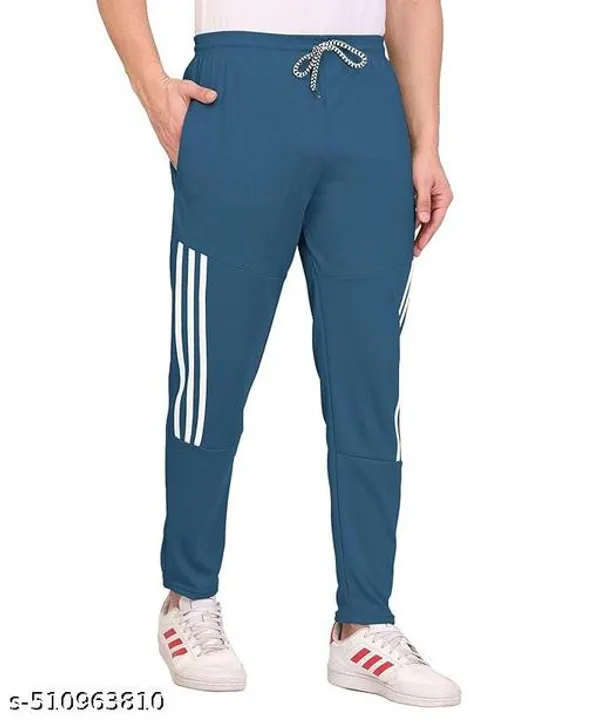 Aqua_Blue_Lycra_Blend_Track_Pants_For_Men