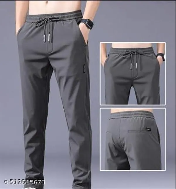 Grey_Lycra_Blend_Track_Pants_For_Men