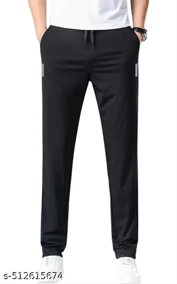 Black_Lycra_Blend_Track_Pants_For_Men