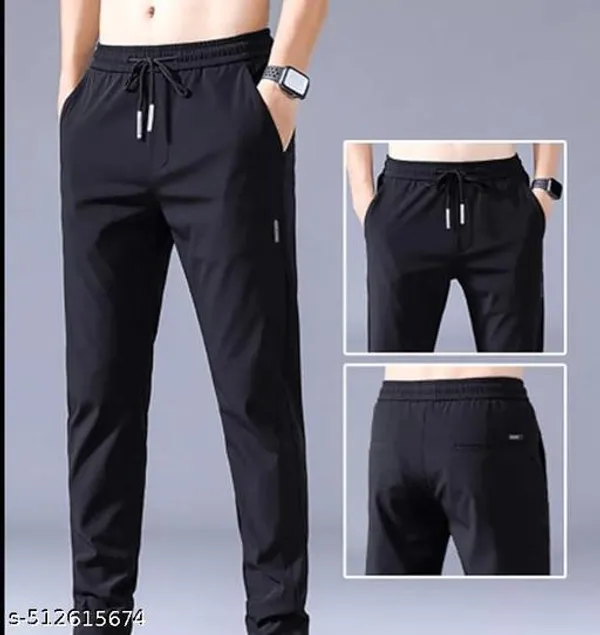 Black_Lycra_Blend_Track_Pants_For_Men